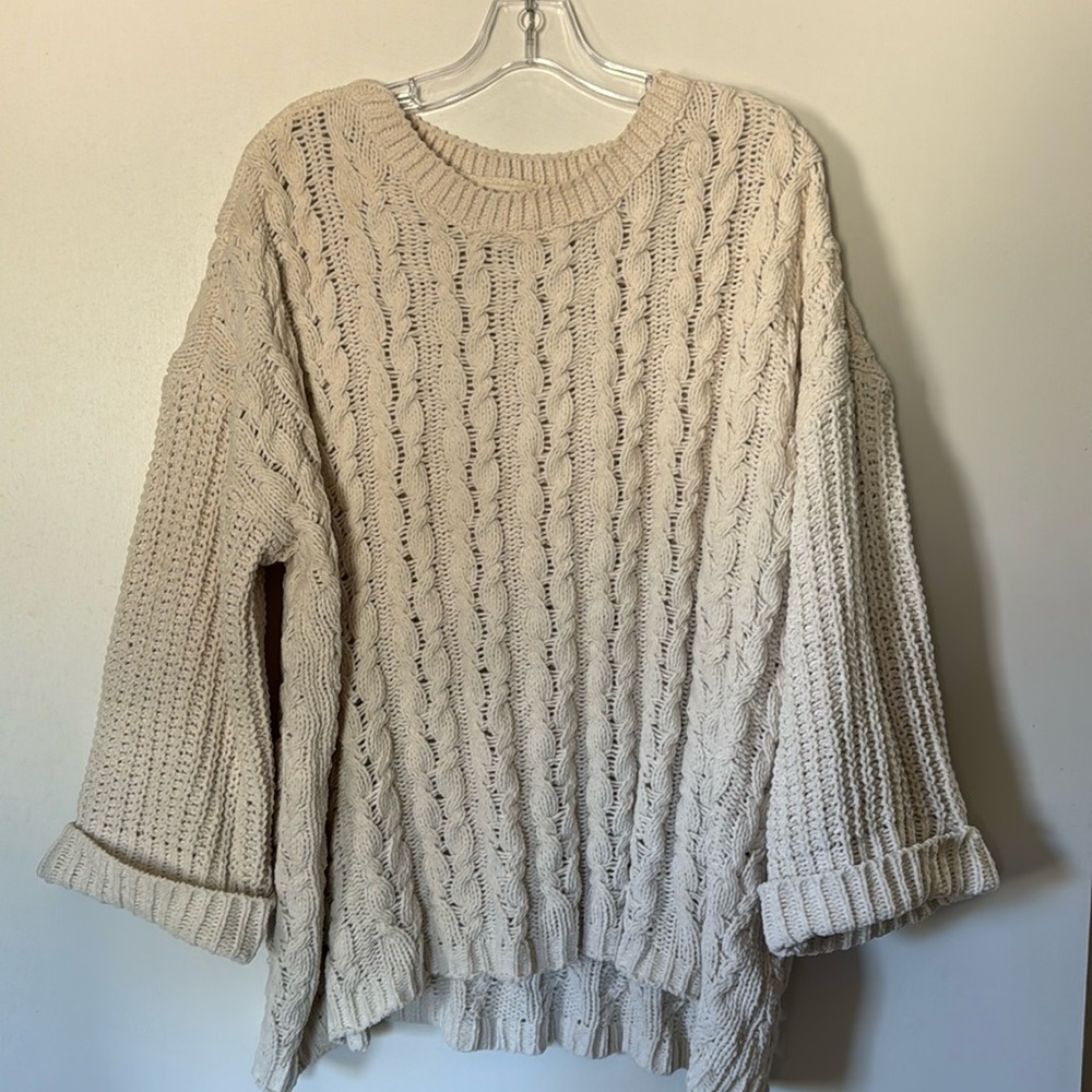 Cream sweater